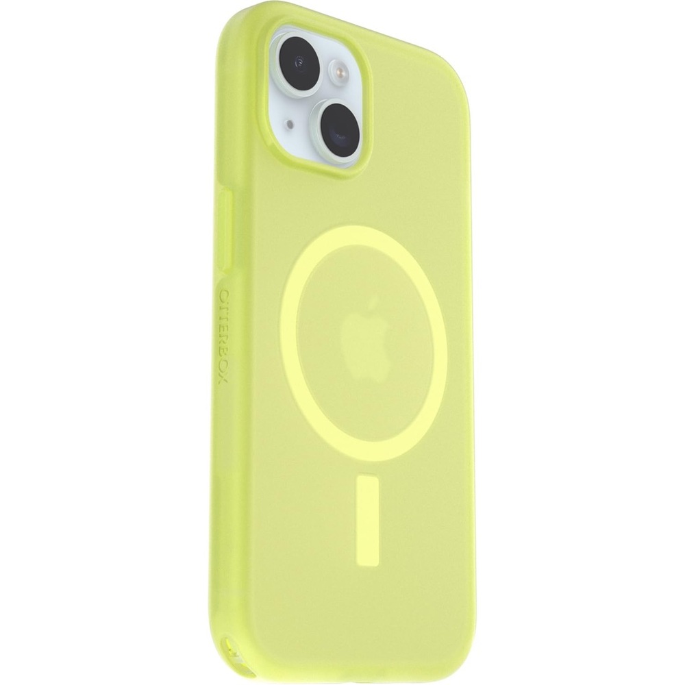OtterBox Symmetry Series Soft Touch for MagSafe for iPhone 15 Lemon Pucker